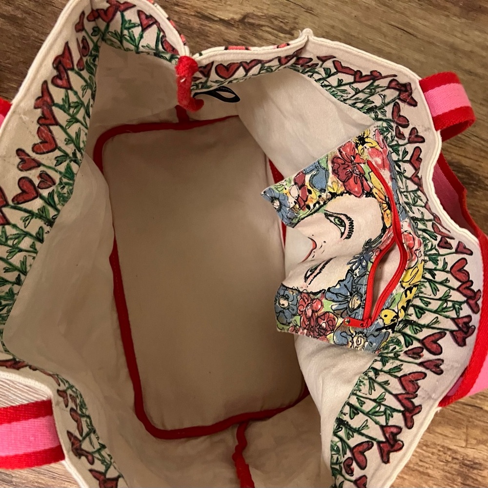 Brighton "Love Tweet" Canvas Tote Bag - Picture 4 of 11